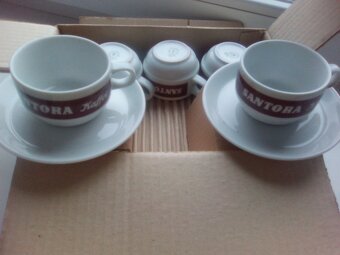 RETRO - PORCELÁNOVÉ ŠÁLKY+ PODŠÁLKY - 6