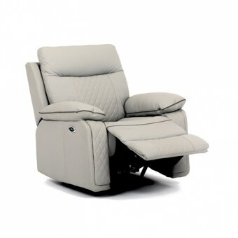 Béžové elektricky polohovatelné křeslo TV-4134 - 6
