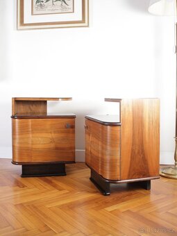 Noční Stolky Ořech Renovace - 6