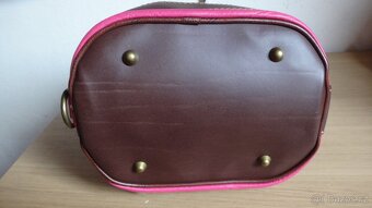 Krásná kožená italská kabelka/batoh 2v1- nepoužitá - 6