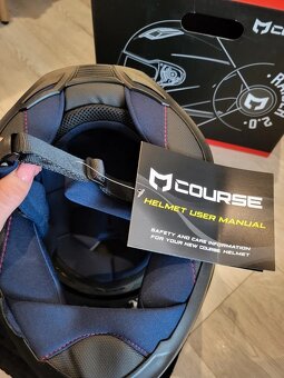Integrální moto Helma Course Raider 2.0 Matt - 6