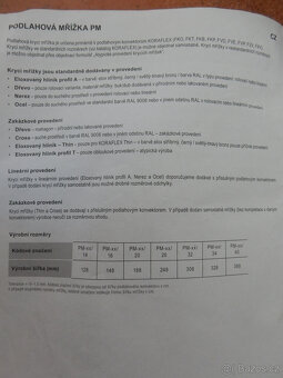 Krycí mřížka KORAFLEX PM hliníková stříbrná 328x3m - 6