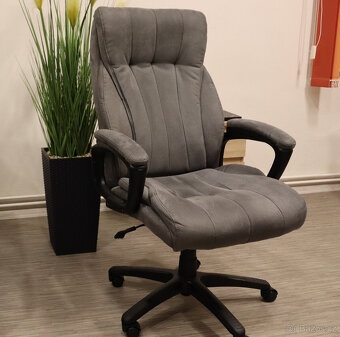 Luxusní kanclářské křeslo, extra nosnost, nepoužité - 6