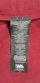 Vínové lesklé kahoty Karl Lagerfeld - 6