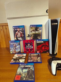 PS5 herní konzole záruční list , hry - 6