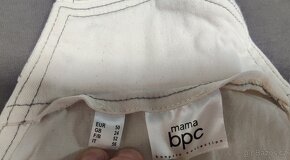 Těhotenské lacláčové kraťasy kalhoty lacláče riflové vel. 50 - 6