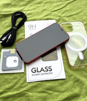 🍏 Apple Iphone 12 Mini 64GB RED 🍎 100% baterie 🔋 - 6