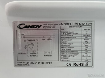 Lednice Candy CMFM 5142W - 6