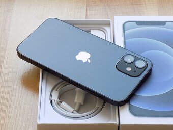 APPLE iPhone 12 128GB Black - ZÁRUKA - TOP STAV - 6