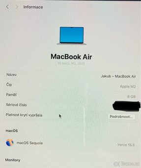 Apple MacBook Air 15” M2 - 6