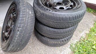 Plekové disky + letní pneu 165/70 R14 81T Škoda Fabia 1 - 6