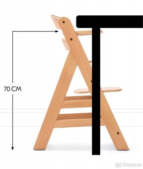 HAUCK Alpha+ Jídelní židlička 6 m do 90 kg 77x56x48 cm, buk - 6