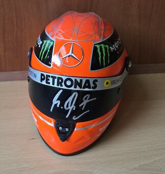 Michael Schumacher originální autogram replika helmy 1:2 - 6
