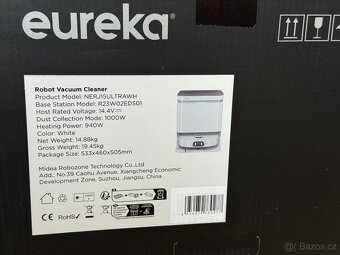 Robotický vysavač s mopem Eureka J15 Pro Ultra, bílý, nový - 6