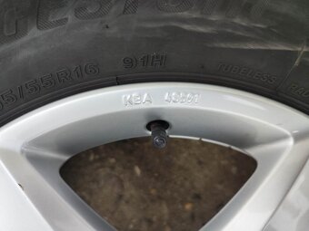 16"zimní alu sada Aspen 5x112 origo Golf 7 6 Touran Caddy - 6