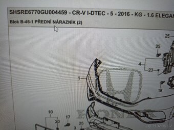 Přední nárazník Honda CR-V rv.2017 - 6