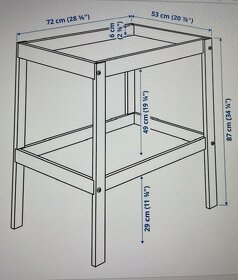 Přebalovací pult IKEA - 6