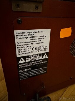 Rádio Hyundai RC606 - 6