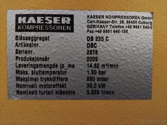 Dmychadlo Kaeser DB235 C Omega 43 PLUS 30KW - 6