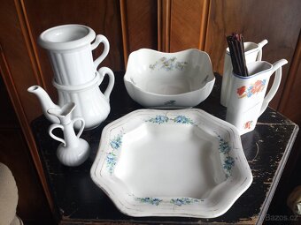 Starožitný porcelánový čajový servis - 6