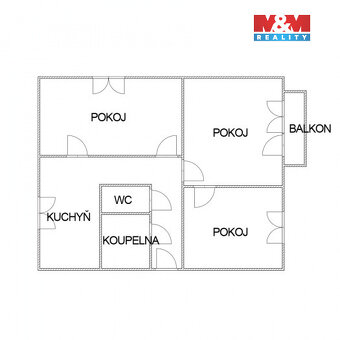 Prodej bytu 3+1, 68 m², Karviná, ul. U Lesa - 6
