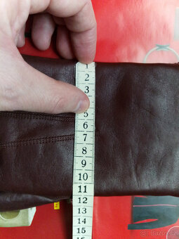 Rukavice kožené zimní s beránkem - 6