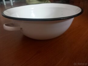 Velká smaltovana misa, made in Czechoslovakia - 6