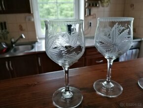 Krásné skleničky na víno 340 ml, sklo - 6