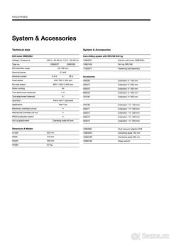 Jádrová ruční vrtačka Tyrolit DME22SU - 6
