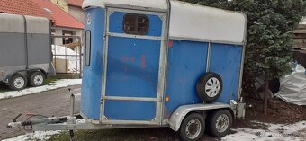 Přepravník 2 koní s laminátovou střechou, i na STÁNEK - 6