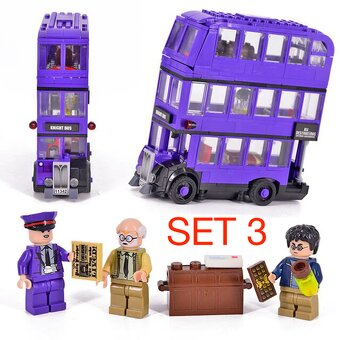 Harry Potter stavebnice 4 + figúrky - typ lego - nové - 6