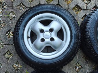 Celoroční pneu 165/70 R13 i s ALU Ronal Votex - 6