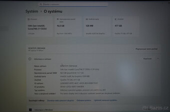 HP Laptop 15 i7/16GB/SSD 512GB M.2/záruka - 6