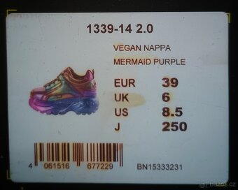 Tenisky platforma Buffallo Mermaid Purple, TOP STAV - 6