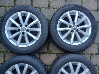 ALU kola,sada, originál Volkswagen,185/60 R15,5x100,TOP - 6