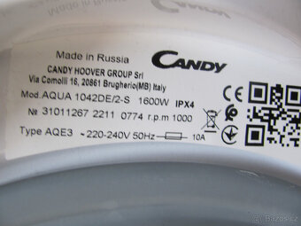 AUTOMATICKÁ PRAČKA CANDY 4kg - A+++ - 6