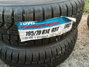 Toyo zimní pneu 195/70/14 - 2 ks - Nové - 6