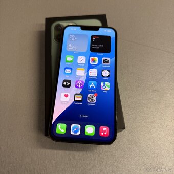 iPhone 13 Pro Max 128GB zelený, pěkný stav, 12 měsíců záruka - 6