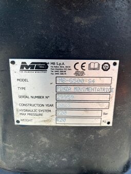 Sortýrovací drapák MB CRUSHER 5-10t - 420kg - 6