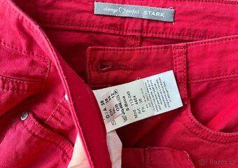 Dám. červené letní plátěné kalhoty, vel. 38, sleva 1.660 Kč - 6