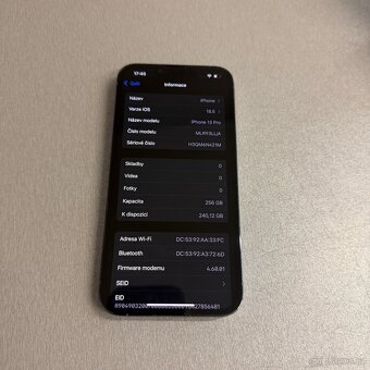 iPhone 13 Pro 256GB sierra blue, jako nový, rok záruka - 6