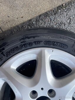 Alu kola Mercedes-Benz + letní pneu Michelin Pilot HX 225/60 - 6