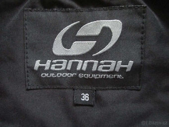 Dámský černý zimní kabát bunda Hannah S 36 - 6
