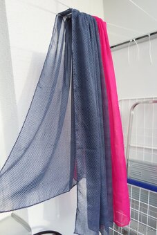 Pletená šála s vlnou z alpaky Marks & Spencer + šátek zdarma - 6