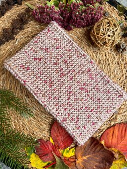 Dámská/dívčí pletená čelenka ,, sv.hnědá" NOVÁ - 6