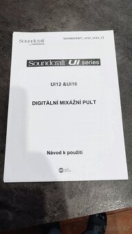 prodám digitální mix Soundcraft Ui16 - 6