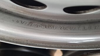 Sada disků VW 16" 5x120 6,5J ET51 T5 T6 Multivan - 6