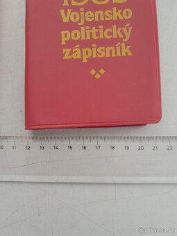 POLITICKO VOJENSKY ZAPISNIK ROCNIK 1985 A 1986 - 6