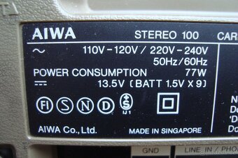 Radiomagnetofon Aiwa CA-100-Koupím - 6