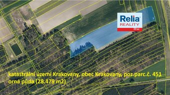 Prodej orné půdy u Týnce nad Labem, 28.479 m2, ev.č. N50720 - 6